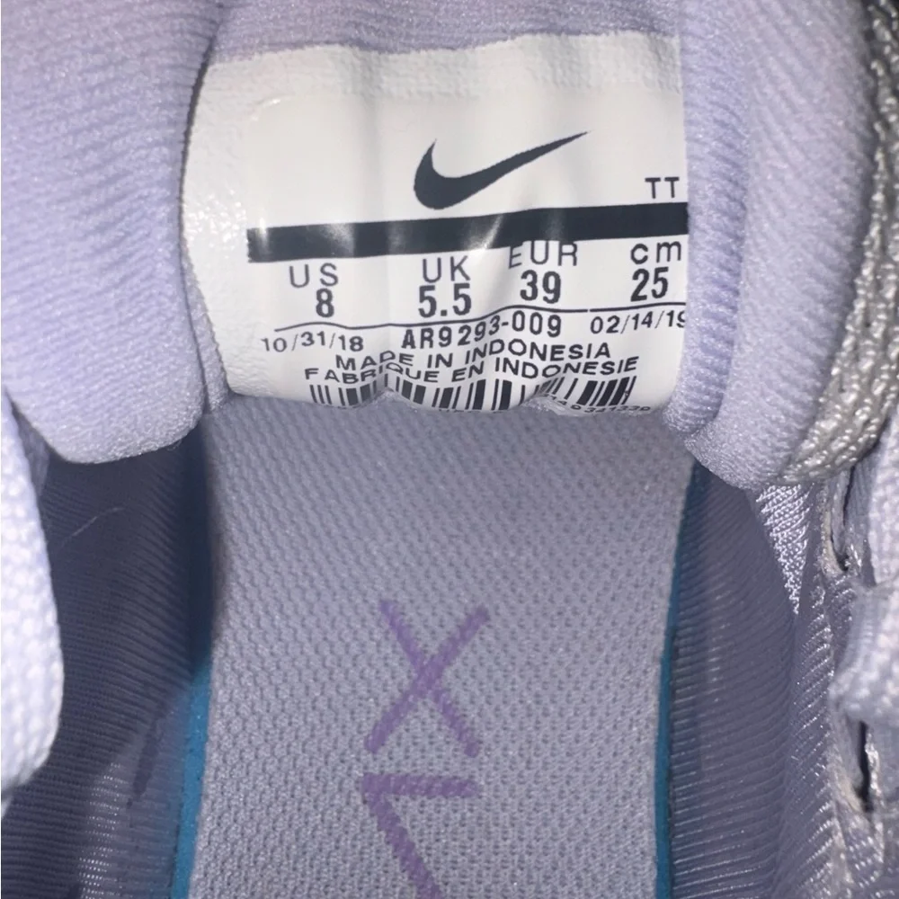 Nike Air Max 720 Lavender/Purple Women’s Size 8 - Picture 7 of 7